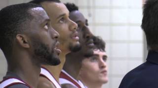 Practice begins for 2015-16 Newman University Mens Basketball Team