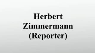 Herbert Zimmermann (Reporter)