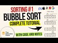 Bubble Sort in 15 mins | Sorting Algorithms | Sorting #1