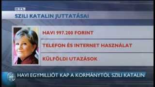 Havi egymilliót kap a kormánytól Szili Katalin 15-04-04