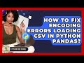 How To Fix Encoding Errors Loading CSV In Python Pandas? - Python Code School