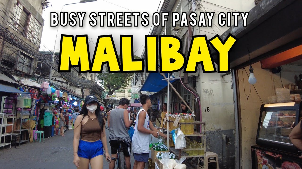 WALKING THE BUSY STREETS OF MALIBAY, PASAY CITY [4K] | Real Life In The ...