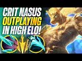 Crit Nasus outplaying high elo with ease! | Carnarius | League of Legends