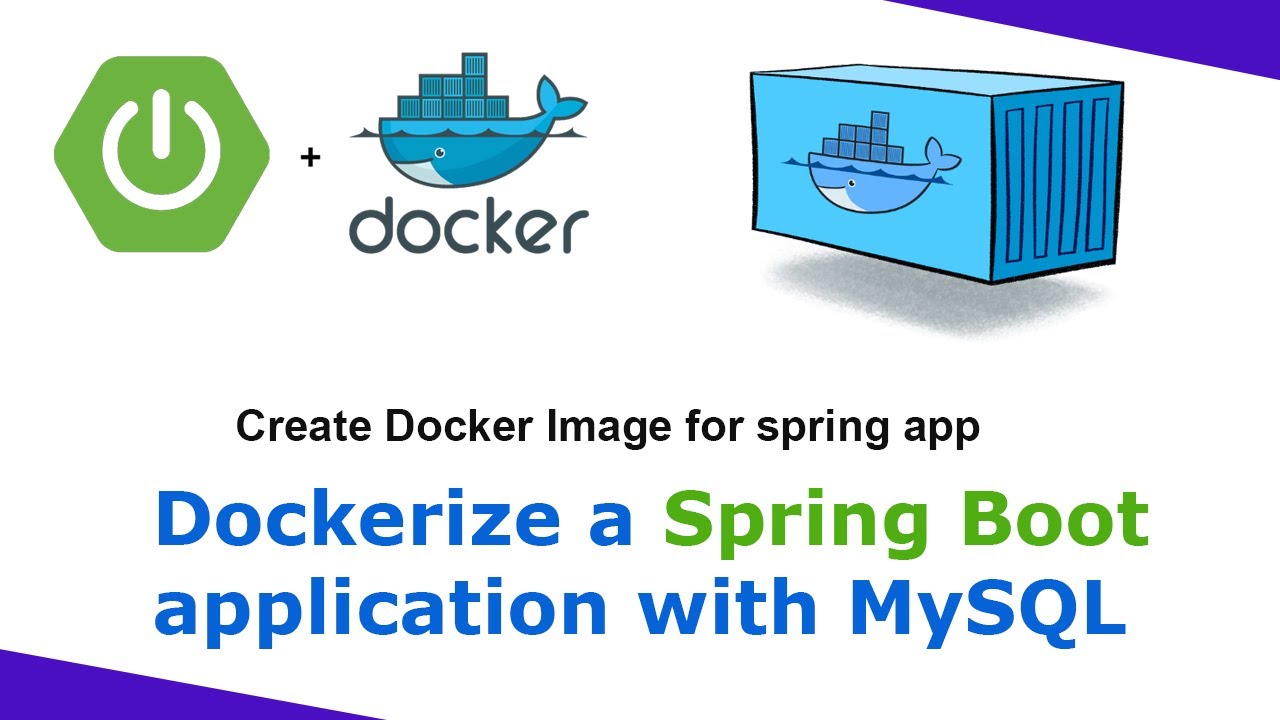 Dockerize Spring Boot Application | Create Docker Image For Spring Boot ...