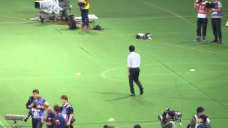 20130717ＦＣ東京ＶＳヴァンフォーレ甲府　試合後の城福監督挨拶