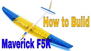 How to build the Maverick F5K glider Part One Fuz/tail surfaces