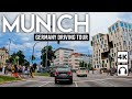 MUNICH, Germany 🇩🇪 4K Sunny Day Driving Tour ☀️