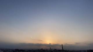 2021年3月19日 夕焼け空 タイムラプス