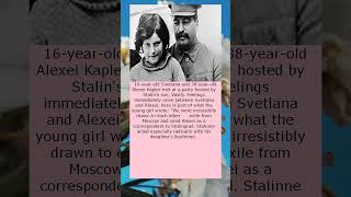 What happened to Stalin's underage daughter's lover