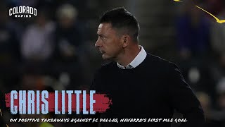 Chris Little details Rafael Navarro's first goal and the mentality for the final game