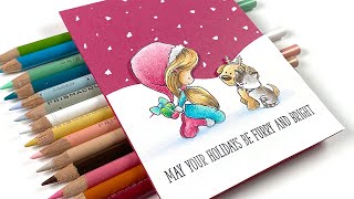 Create in Color with Sandy Allnock - Coloring a Holiday Scene with Colored Pencils