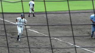 ＰＬ学園　藤本・先制２ランホームラン　大阪桐蔭戦（９１回大阪大会・準々決勝）