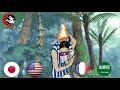 Galdino Mr 3  Laughing in 4 languages | One Piece