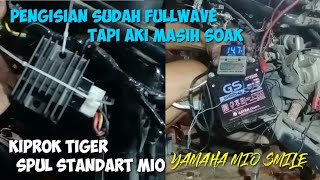 Yamaha Mio Kelistrikan Rubah fullwave,Aki Malah Soak Terus.