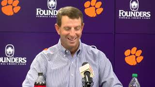 Swinney on Virginia Tech, inspiration from mom, Playoff