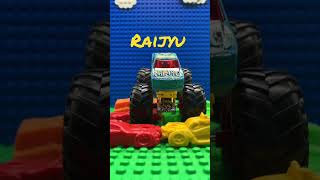 Hot Wheels Monster Trucks Raijyu 🛻 ホットウィール モンスタートラック [Show Time] [The Showroom III] #shorts