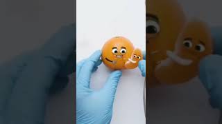 Orange C-Section - THE ENDING MADE ME CRY😢❤️ #fruitsurgery #animation #cute #shorts
