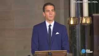 Beau Biden's brother, sister tearfully say goodbye