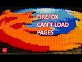 Firefox not loading page
