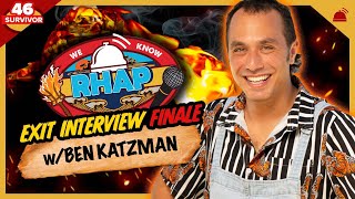 Survivor 46 Finale Interview with Ben Katzman