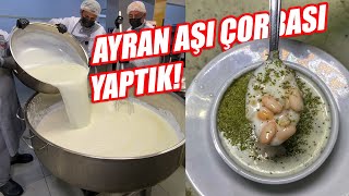 SOĞUK AYRAN AŞI ÇORBASI HAZIRLADIK !! İÇİNİZİ FERAHLATACAK