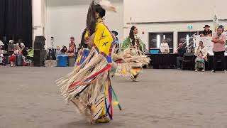 teen girls traditional at whoop up days 2023 song 1 double beat Thursday