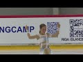 elina goidina est junior women short program riga 2024