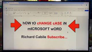 How to Change Case in Microsoft Word | Upper/Lower Case | Toggle Case | Capitalize Each Word