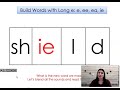 Long /e/ e, ee, ea, ie Phonics Lesson Day 4