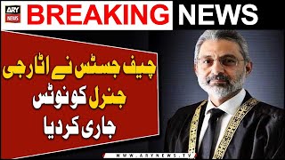 CJP Isa issues a notice to Attorney General