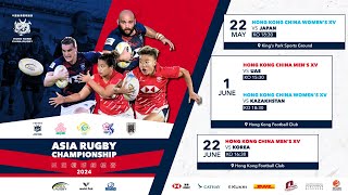 Asia Rugby Men’s Championship 2024 – Hong Kong China vs Korea