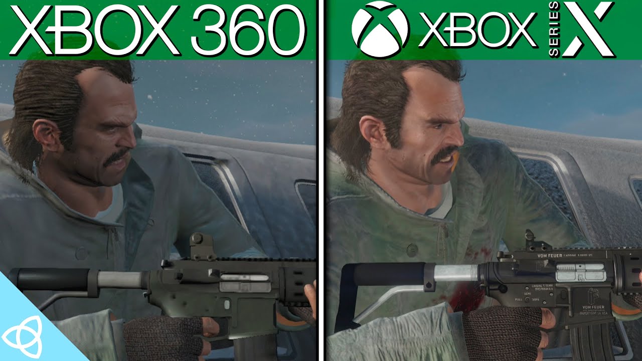 GTA 5 - Xbox 360 Vs. Xbox Series X (Grand Theft Auto V) | Side By Side ...