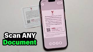 Scan ANY Document on iPhone (No Third Party Apps Needed)