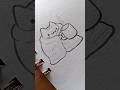 Easy Things to Draw When Bored ✍️ - Part 12 #drawing #cat #art  #cutedrawing #howtodraw #sketch