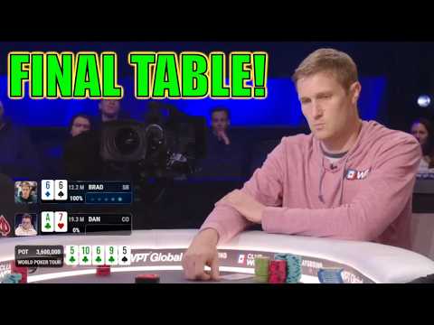 I'm CHIP LEADER on Day 4 of TV at the FINAL TABLE!!! Over $190,000 for 1st place! Must watch! Vlog Ep. 309