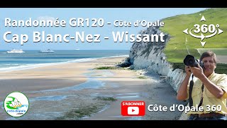 Randonnée GR120 Cap Blanc-Nez - Wissant | video 360° tourisme en France - Côte d'Opale