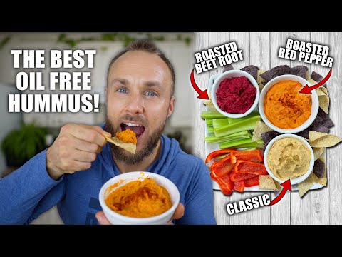 Spicy Hummus Recipe with Three Peppers