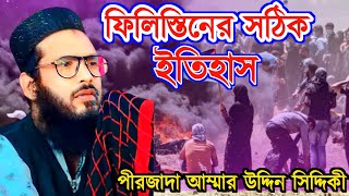 pirzada ammar uddin siddiqui waz || ফিলিস্তিনের সঠিক ইতিহাস || পীরজাদা আম্মার উদ্দিন সিদ্দিকী ওয়াজ