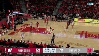 Highlights | Nebraska WBB vs. Wisconsin