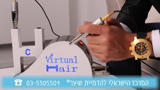 קעקועי שיער | נקודות מילוי שיער לגברים ~ הדמיית שיער