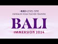 Join the Bali Immersion - Kundalini Yoga Level One