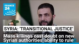 Syria 'duelling traumas: Until there's serious effort at transitional justice', unrest will continue