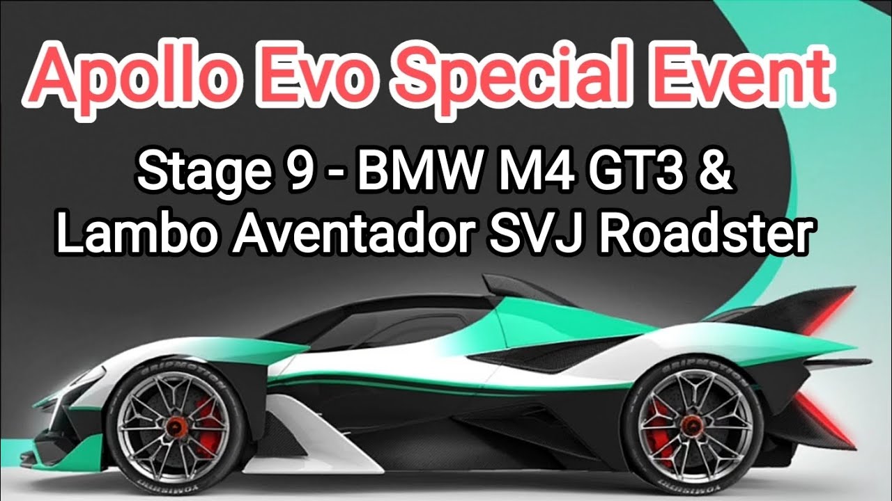 Asphalt 9: Apollo Evo Special Event - Stage 9 - Lambo Aventador SVJ ...