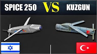 Turkish KUZGUN VS Israeli Spice-250 Precision-Guided Munition