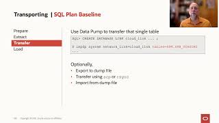 Transporting SQL Plan Baselines