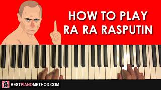 HOW TO PLAY - RA RA RASPUTIN (Piano Tutorial STEP BY STEP LESSON)