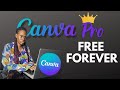 🎥 Best Way to Get Canva Pro Free Forever in 2024 | Step-by-Step Guide 🎨