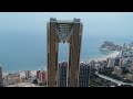 intempo.benidorm.spain.4k video.el edificio más alto de europa. dji mini 2.