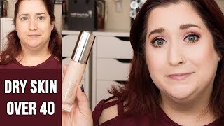 BECCA ULTIMATE COVERAGE FOUNDATION | Dry Skin Review \u0026 10 Hour Wear Test