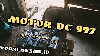 UNBOXING motor dc 997 12-36v dan sedikit tes